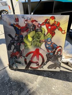 Marvel Avengers Canvas Wall Art Print