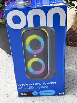ONN Wireless Party Speaker with LED Lighting