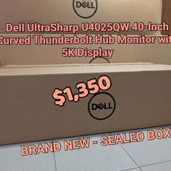 Dell UltraSharp U4025QW 40-Inch Curved Thunderbolt Hub Monitor with 5K Display
