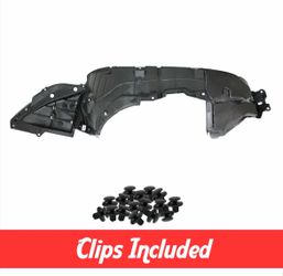 Front Left Driver Side Fender Liner w/ Clips For 2019-2021 Altima