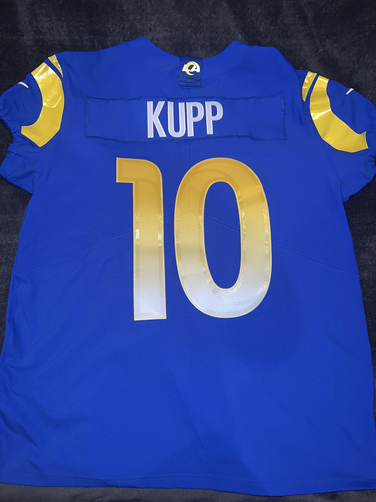 LA Rams Cooper Kupp Elite Home Jersey Size 48