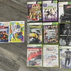 XBOX 360 & Wii Games
