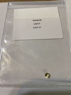 0.22 Ct Unheated Yellow Tanzanite Loose Gem Stone Natural UH/UT Tanzania