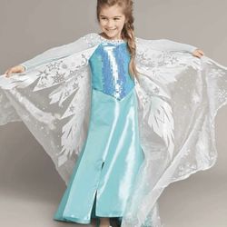 NEW! Chasing Fireflies Disney Elsa Frozen Costume, Size 4-6X