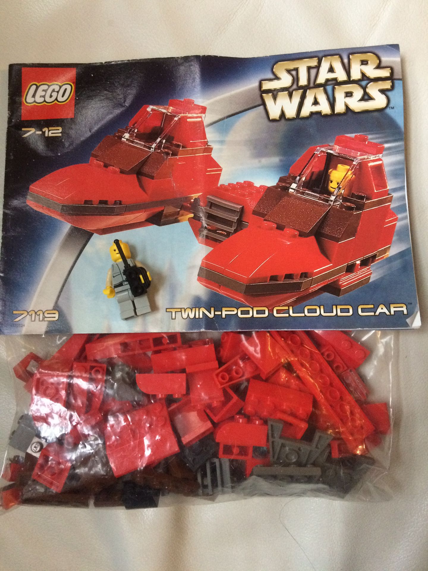 Lego Star Wars Twin Pod Cloud Car 7119