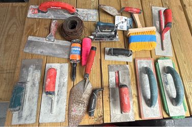 Stucco and concrete tools