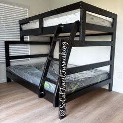 Twin Bunk Bed With Mattresses 