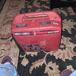 Gxs1500i Genarat I r R unz Great Qyite Cc 255.00 Cash Ran Only 8  Hours like New  