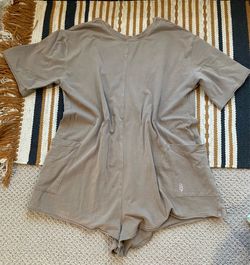 Free People Women’s Hot Shot Romper Taupe