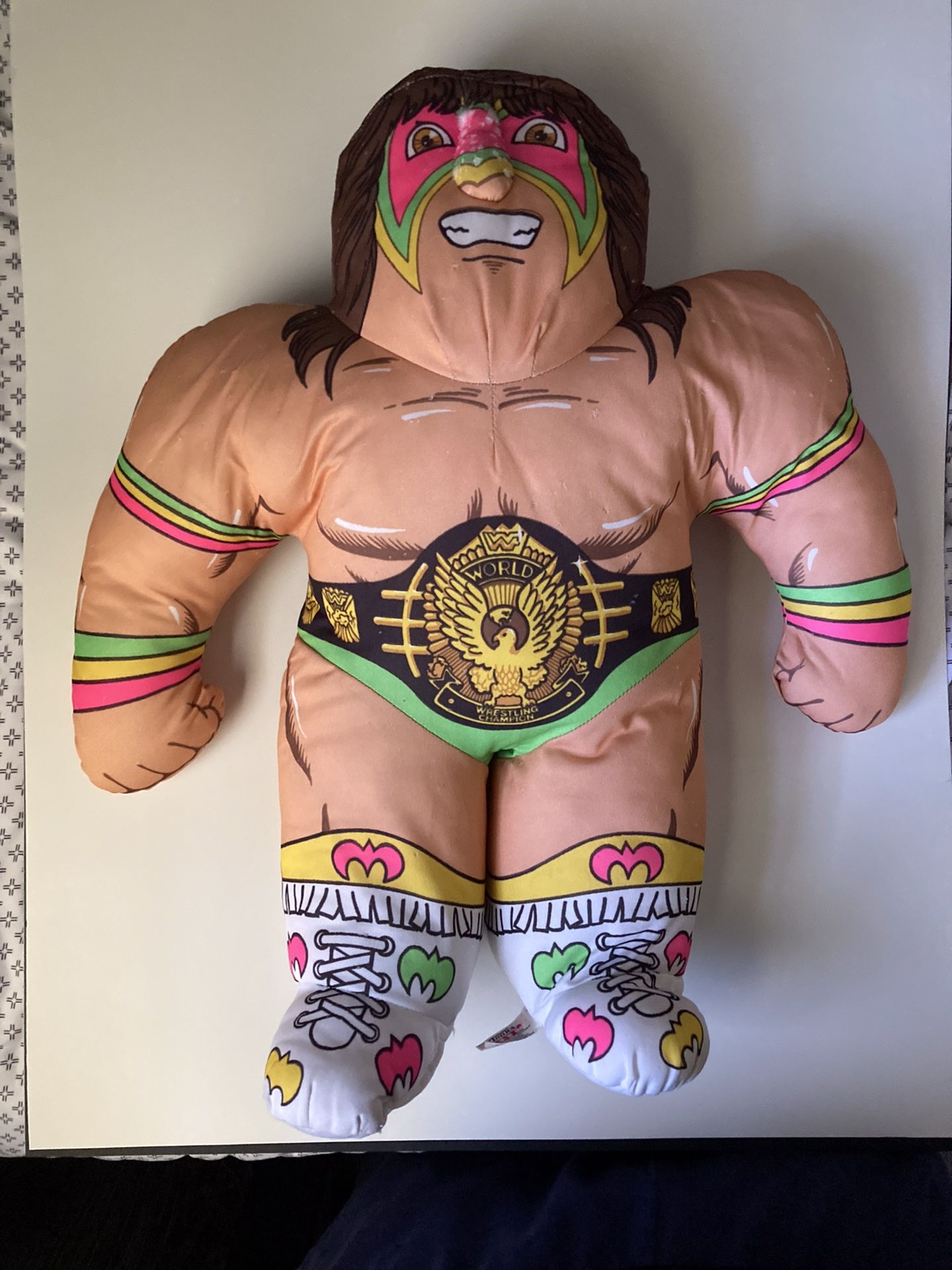 VINTAGE WWF ULTIMATE WARRIOR WRESTLING BUDDY TONKA TOYS ORIGINAL 1990 WWE AEW