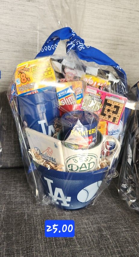 Dodgers Gift Basket