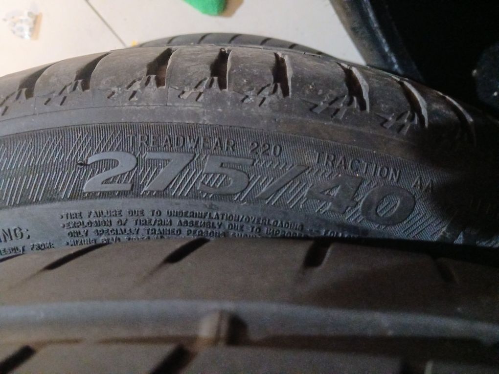 275/40/20 Inch Used Tires and Others