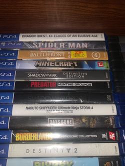 PlayStation PS4 PS5 Video Games Collection