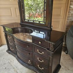 Dark Wood Dresser