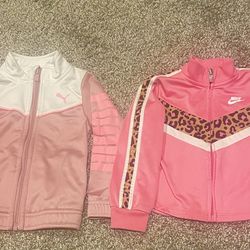 Toddler Girl Puma & Nike Jackets