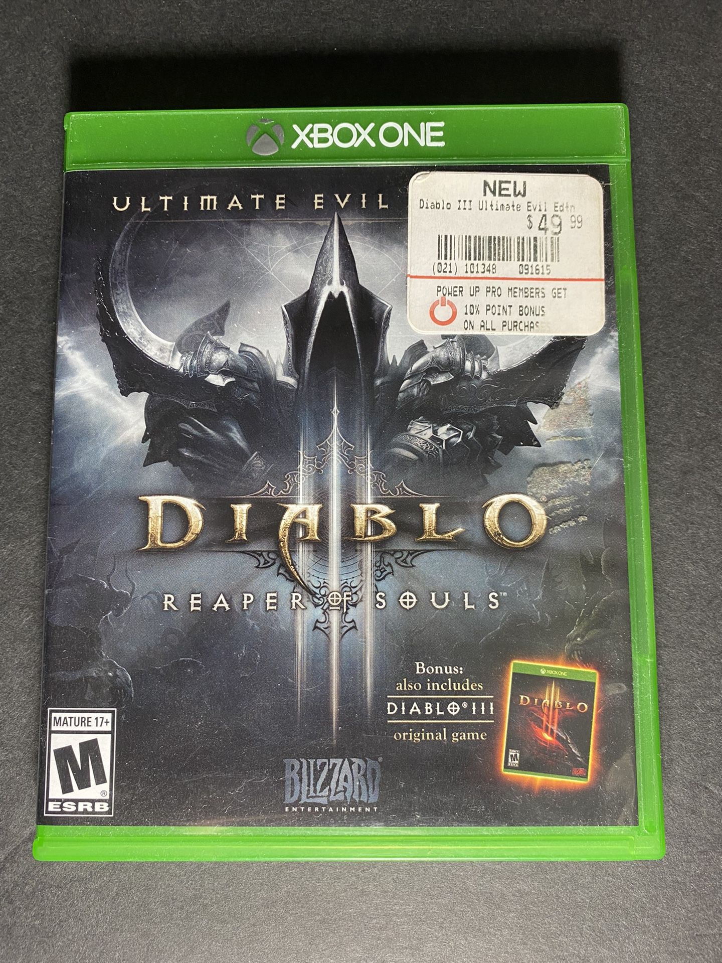 Diablo 3 Xbox One (SHIPPING OR PICKUP)
