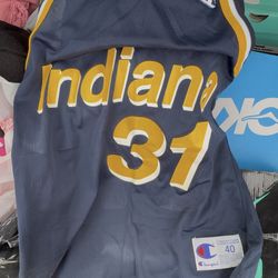 Reggie Miller Champions Jersey Size 40 Medium 