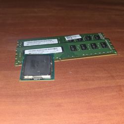 DDR3 4GB & 2GB + Intel core i3