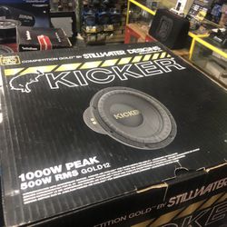 Kicker Comp Gold 12 On Sale For 199.99