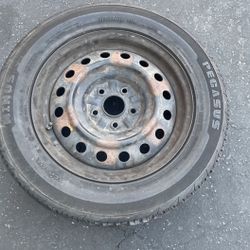 1 X 215/60r16 5x4.5 5x114.3 Wheel Rims With Good Tires