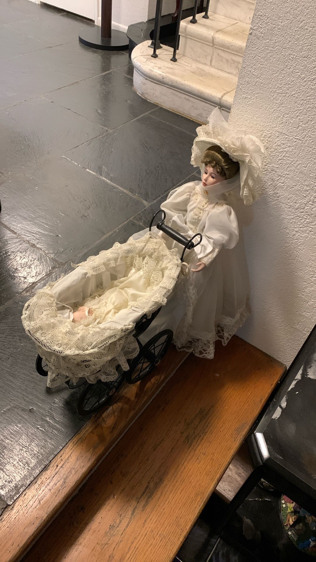 Doll With Carriage