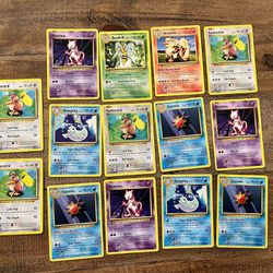 14 Rare Non Holographic Evolutions Pokemon Cards