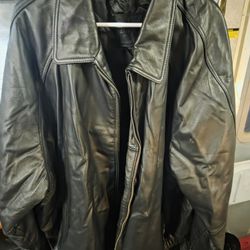 Men's Leather Coat. Good for all events!