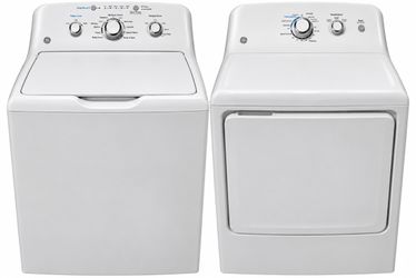 GE washer and gas dryer