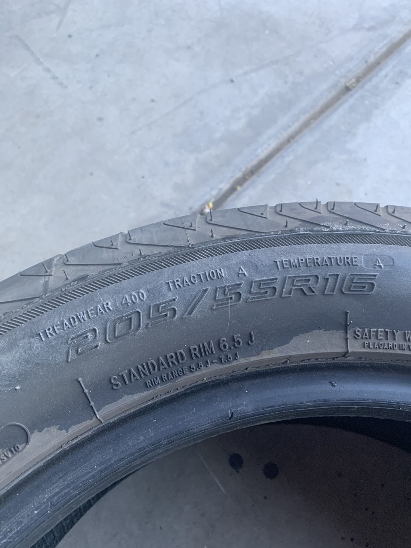 205/55R16 Used Tire