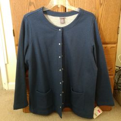 Fleece Snap Jackets Size 1x 