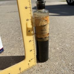 Esso Crude Oil Sample For Educational Knowledge Collectible Vintage Gas Petroleum Americana 