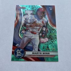 2024 Bowmans Best Masyn Winn Rookie Aqua Lava SSP #10/199!
