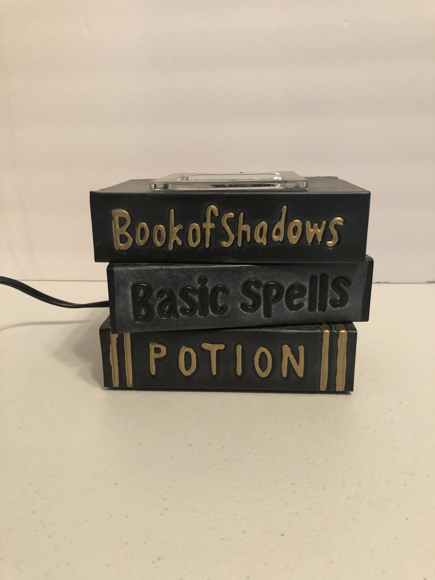 Scentsy Under My Spell Warmer Potion Book Of Shadows Basic Spells Book Stack