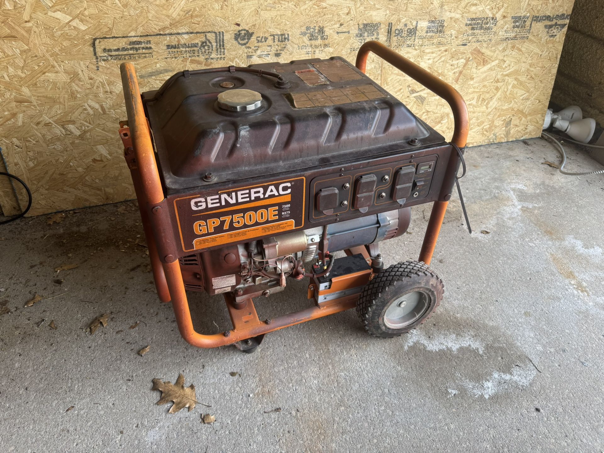 Generac GP7500E Generator