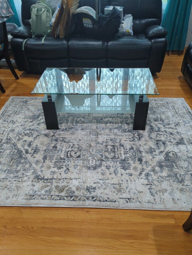 Glass Coffee Table Set Of 3 Piece