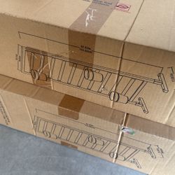 Broyhill  Plant Vertical Stand White Metal  New X2 Original $240