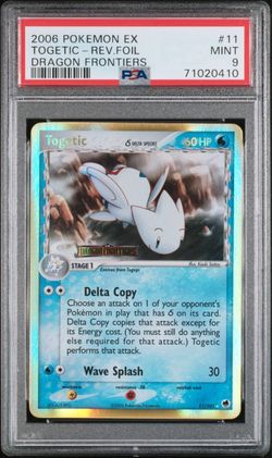 2006 Pokémon ex dragon frontiers togetic rev foil psa 9 pop 95!