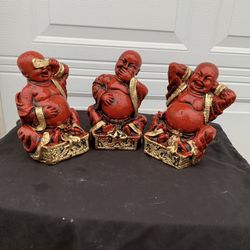 See No Evil Buddha Set