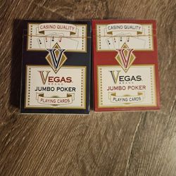 Vintage Vegas Jumbo Poker Playing Cards
