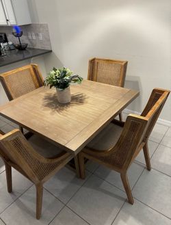 5 Piece Dining Set Living Essentials