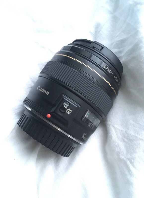 Perfect canon lens 85mm 1.8