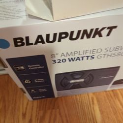Blaupunkt 8 Inch Amplified Subwoofer FS