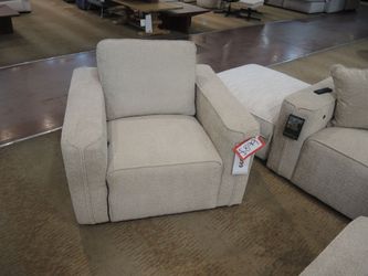 Media Accent Chair — Moto Motion (Ivory)