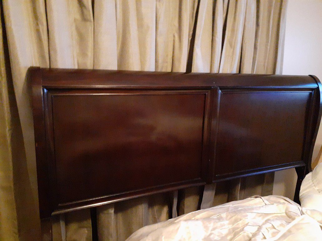 King Size Sleigh bed Frame With Boxsprings only