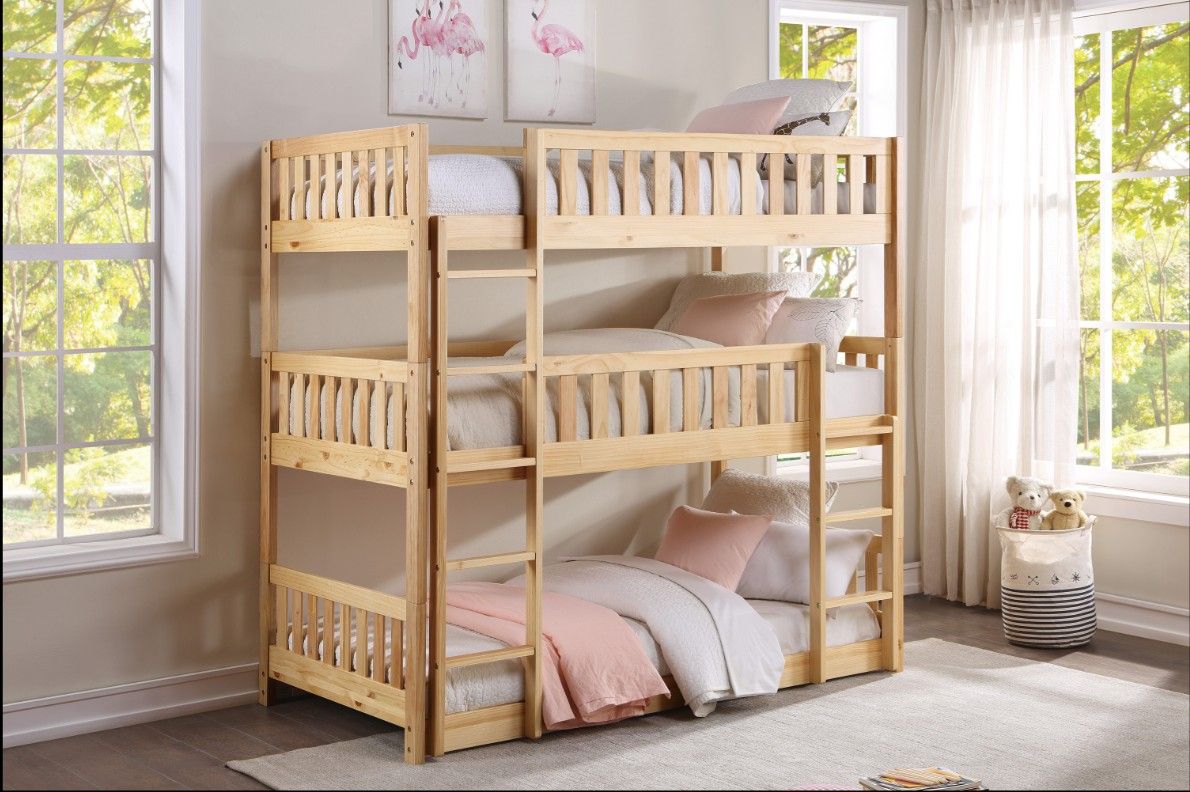 Triple Bunk Bed 💥 furniture