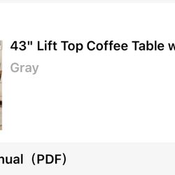 Coffee table
