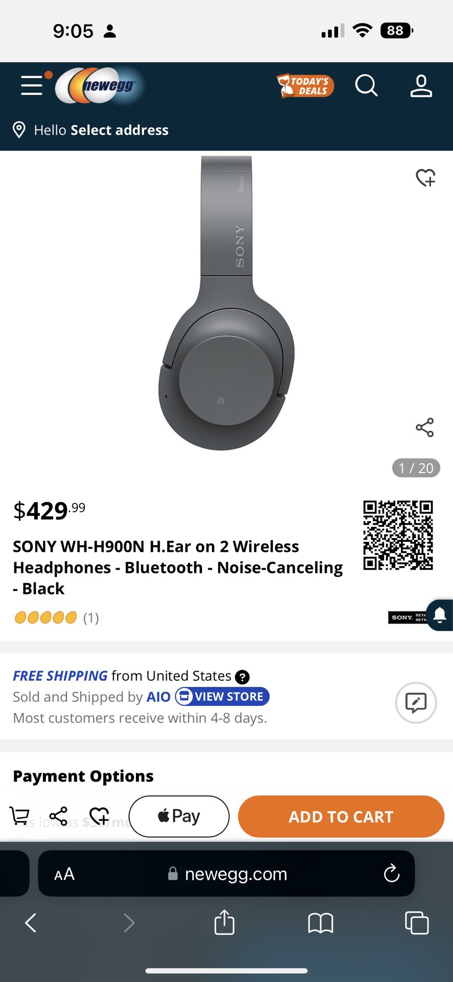 sony wh900n wireless stereo headset
