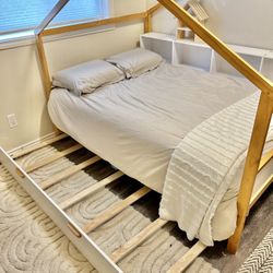 Modern Wood Trundle Bed