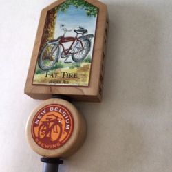 New Belgium Brewing Fat Tire Beer Tap Handle 