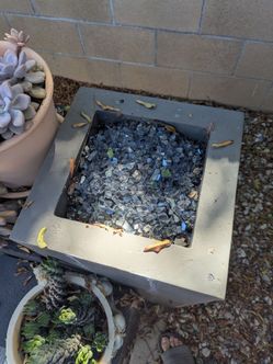 Propane fire pit tower
